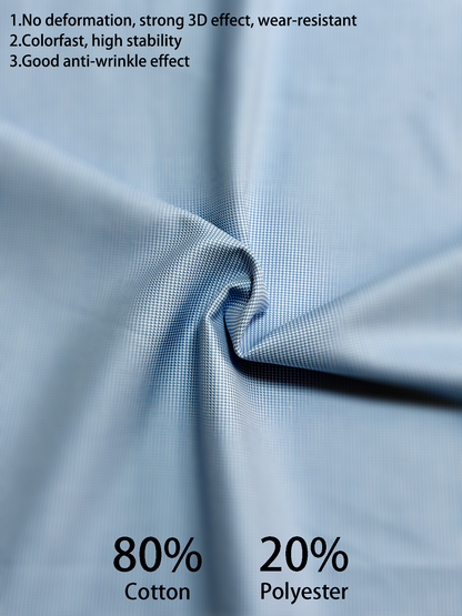 Liquid Ammonia Non-Iron Cotton-Polyester Blended Fabric