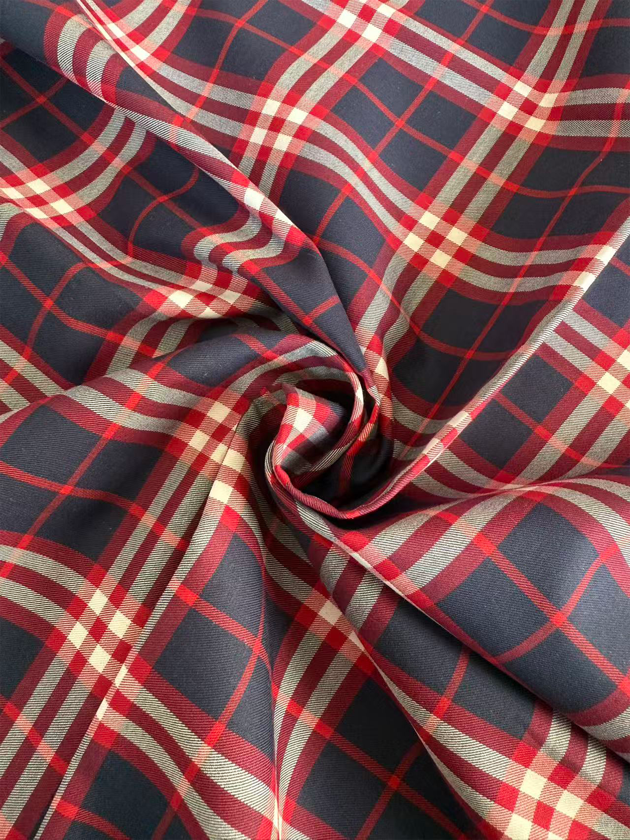 100% Cotton Twill Scottish Tartan Plaid Fabric