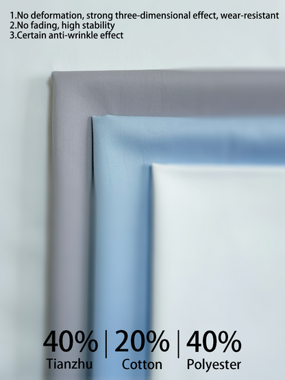 Non-Iron Ready-to-Wear Bamboo Cotton-Polyester Fabric