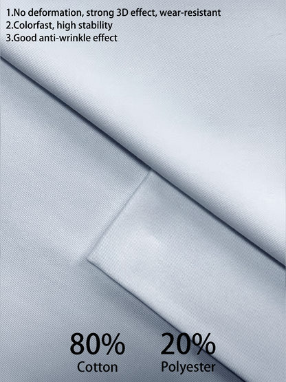 Non-Iron CVC (Cotton-Polyester Blend) Garment Fabric