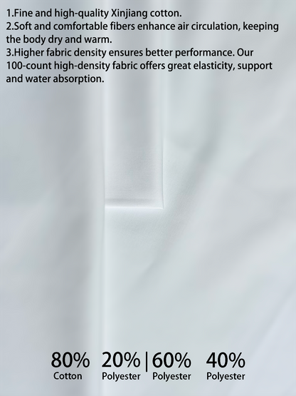 Liquid Ammonia Easy-Care Cotton-Polyester Blend Fabric