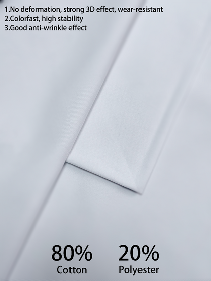 Non-Iron CVC (Cotton-Polyester Blend) Garment Fabric