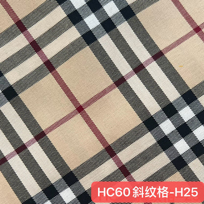 100% Cotton Twill Scottish Tartan Plaid Fabric