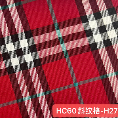 100% Cotton Twill Scottish Tartan Plaid Fabric