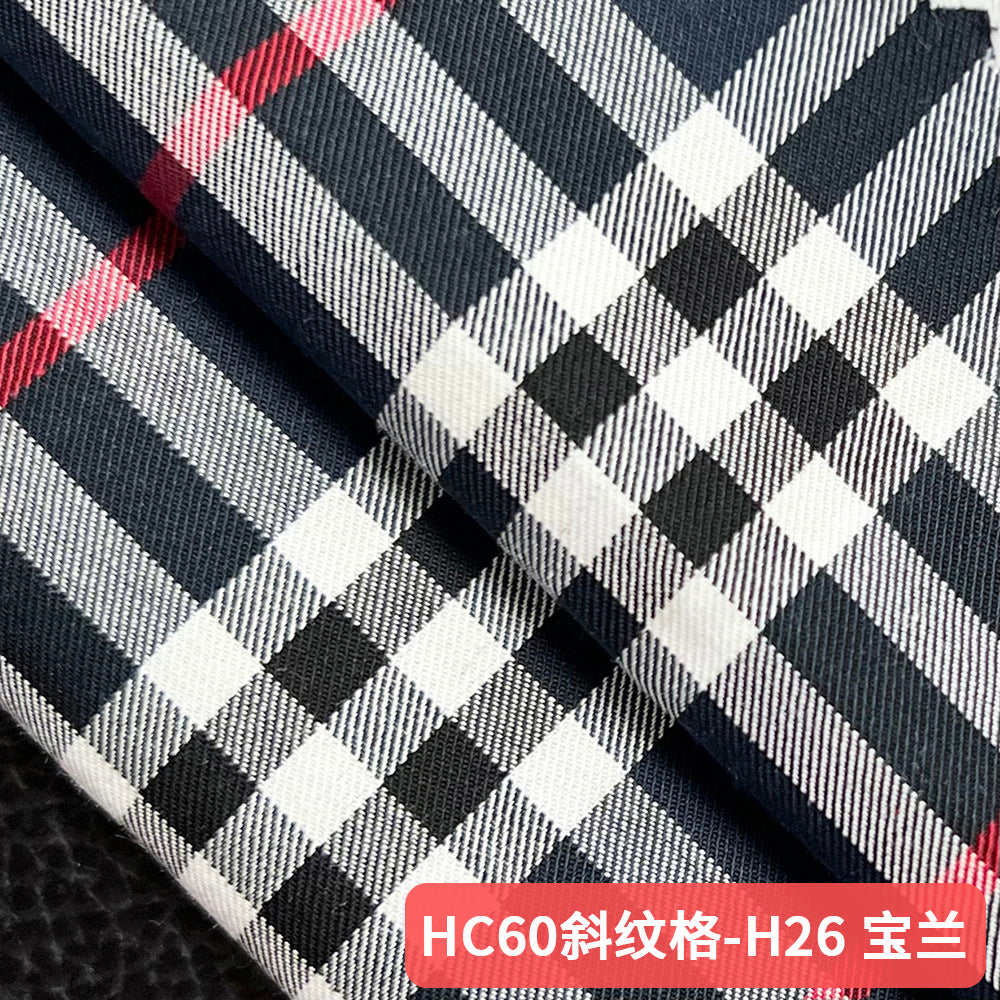 100% Cotton Twill Scottish Tartan Plaid Fabric