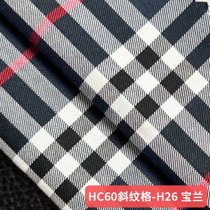 100% Cotton Twill Scottish Tartan Plaid Fabric