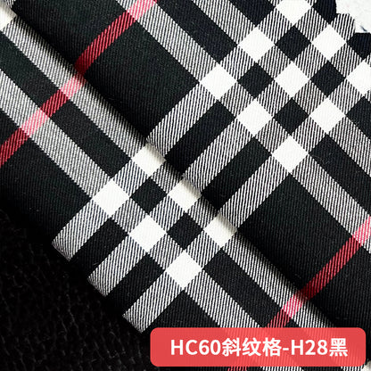 100% Cotton Twill Scottish Tartan Plaid Fabric