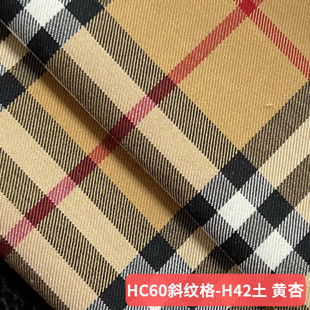 100% Cotton Twill Scottish Tartan Plaid Fabric
